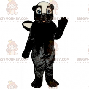 Costume de mascotte BIGGYMONKEY™ de putois noir -