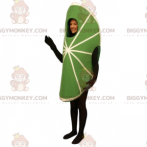 Costume de mascotte BIGGYMONKEY™ de quartier de lime -