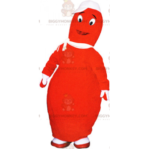 Costume de mascotte BIGGYMONKEY™ de quille orange -