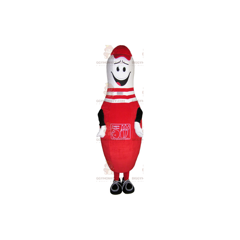 Costume da mascotte Skittle BIGGYMONKEY™ rosso - Biggymonkey.com