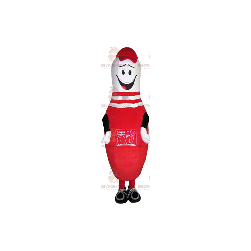 Röd Skittle BIGGYMONKEY™ maskotdräkt - BiggyMonkey maskot