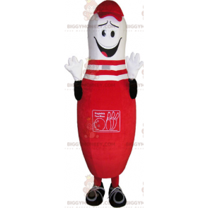 Costume da mascotte Skittle BIGGYMONKEY™ rosso - Biggymonkey.com