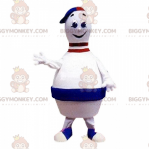 Blue, White, Red Tricolor Skittle BIGGYMONKEY™ Mascot Costume –