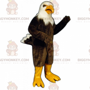 Bedrohliches Raptor BIGGYMONKEY™ Maskottchen-Kostüm -