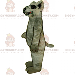 Costume de mascotte BIGGYMONKEY™ de rat aux grandes dents -