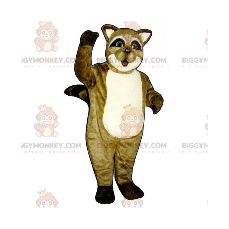 Costume da mascotte BIGGYMONKEY™ di procione - Biggymonkey.com