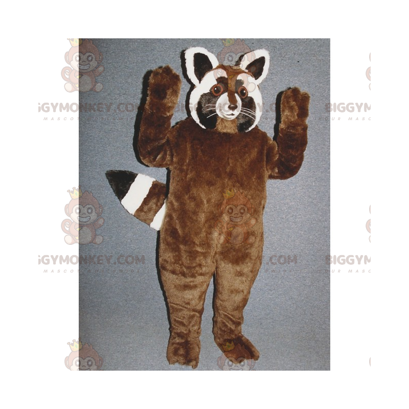 Costume mascotte BIGGYMONKEY™ di procione marrone -