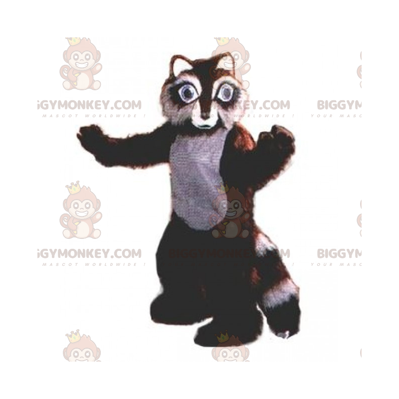 Costume mascotte BIGGYMONKEY™ di procione marrone -