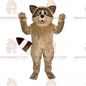 Disfraz de mascota mapache marrón BIGGYMONKEY™ - Biggymonkey.com