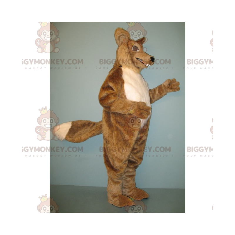 Langhaariger Fuchs BIGGYMONKEY™ Maskottchen Kostüm -