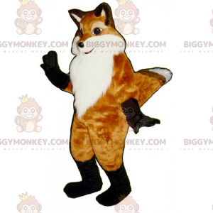 Costume da mascotte BIGGYMONKEY™ Fox con zampe nere -