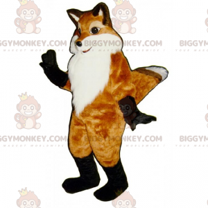 Costume de mascotte BIGGYMONKEY™ de renard aux pates noires -
