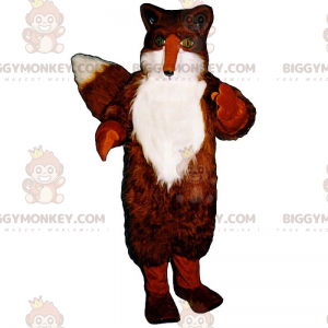 Costume da mascotte BIGGYMONKEY™ volpe dagli occhi verdi -