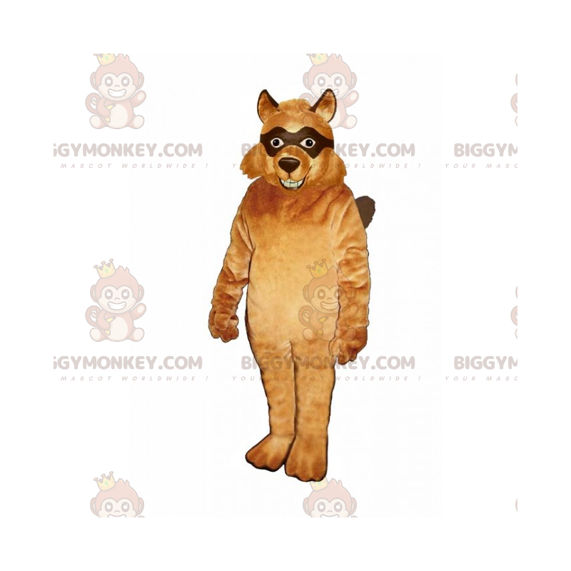 Costume de mascotte BIGGYMONKEY™ de renard avec yeux noires -