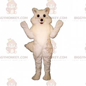 Disfraz de mascota de zorro blanco BIGGYMONKEY™ -