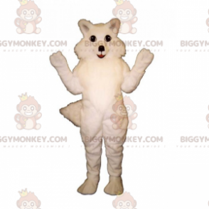 Weißer Fuchs BIGGYMONKEY™ Maskottchen-Kostüm - Biggymonkey.com