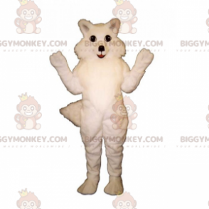 White Fox BIGGYMONKEY™ maskotdräkt - BiggyMonkey maskot