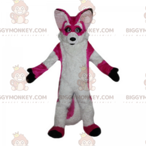 Pink and White Fox BIGGYMONKEY™ Mascot Costume - Biggymonkey.com