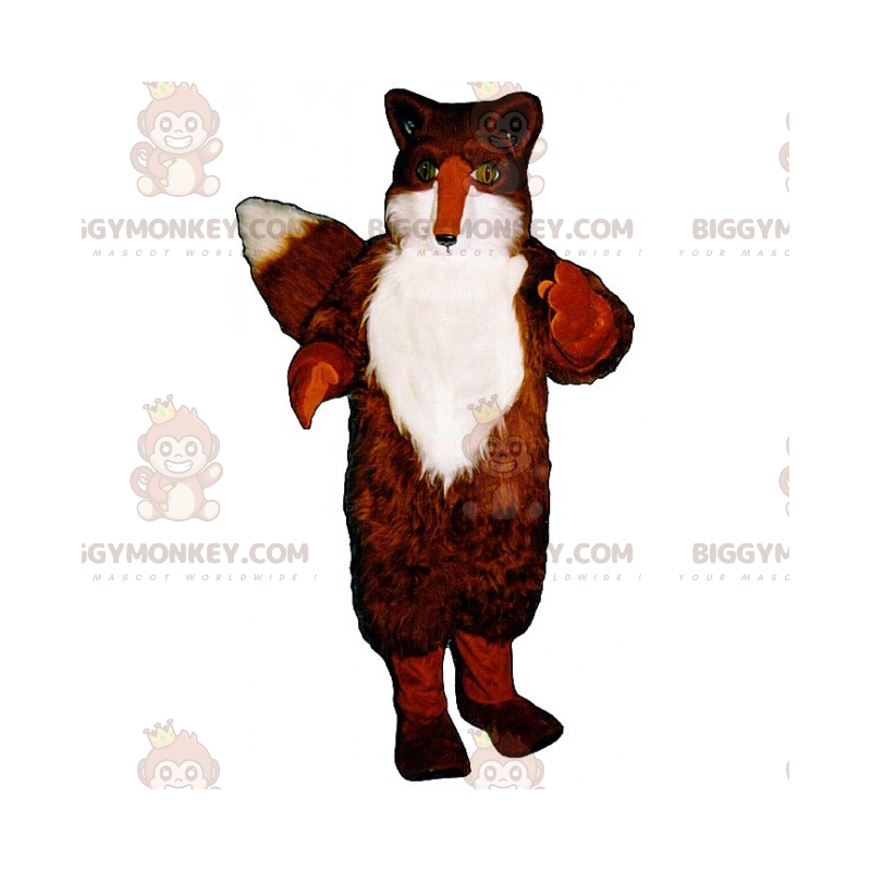 Costume da mascotte BIGGYMONKEY™ della volpe rossa -