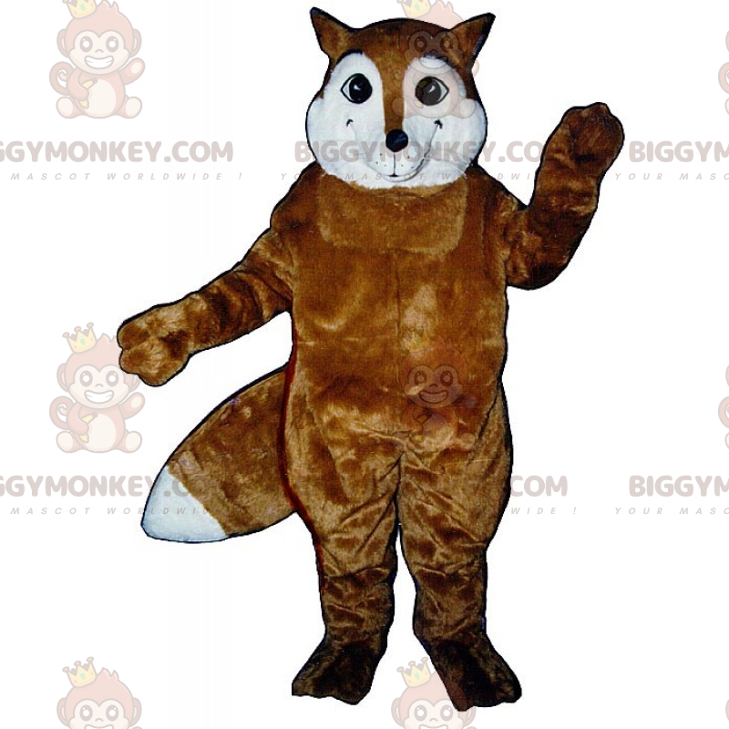 Lächelnder Fuchs BIGGYMONKEY™ Maskottchenkostüm -