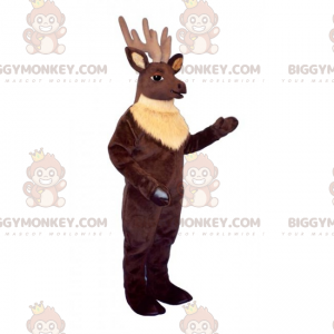 Costume de mascotte BIGGYMONKEY™ de renne au long bois -