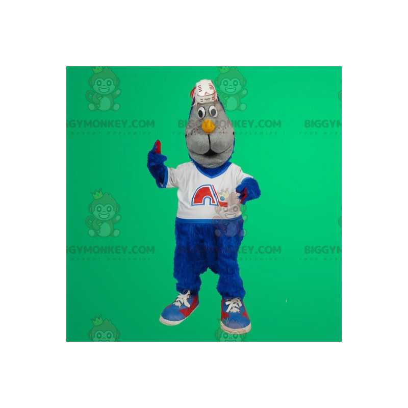 Traje de mascote de gato azul BIGGYMONKEY™ – Biggymonkey.com