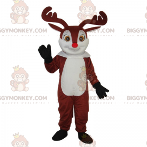 Kerstman Rendier BIGGYMONKEY™ Mascottekostuum - Biggymonkey.com