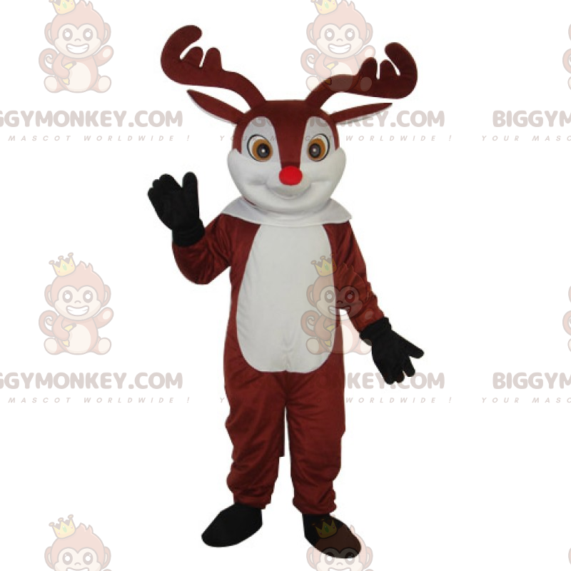 Santa Claus Rentier BIGGYMONKEY™ Maskottchenkostüm -