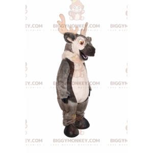 Kostium maskotka szary renifer BIGGYMONKEY™ - Biggymonkey.com