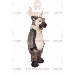 Costume de mascotte BIGGYMONKEY™ de renne gris - Biggymonkey.com