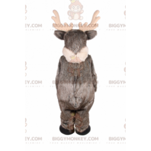 Costume de mascotte BIGGYMONKEY™ de renne gris - Biggymonkey.com