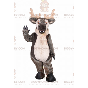 Costume de mascotte BIGGYMONKEY™ de renne gris - Biggymonkey.com