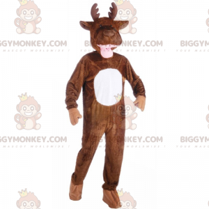 Costume de mascotte BIGGYMONKEY™ de renne marron -