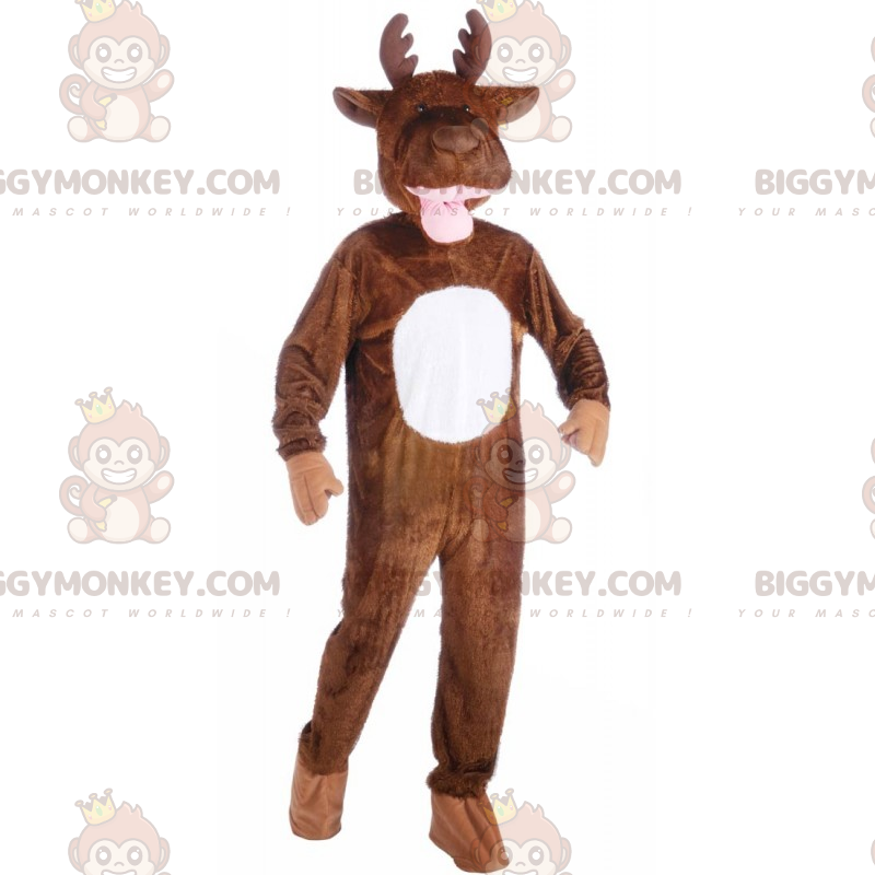 Costume da mascotte renna marrone BIGGYMONKEY™ - Biggymonkey.com