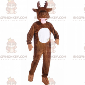 Kostium maskotka brązowy renifer BIGGYMONKEY™ - Biggymonkey.com