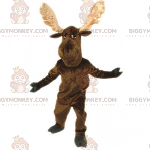 Costume da mascotte BIGGYMONKEY™ da renna morbida -