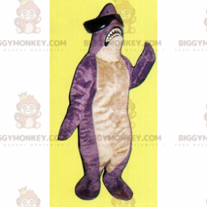 Shark BIGGYMONKEY™ maskotkostume med mørke briller -