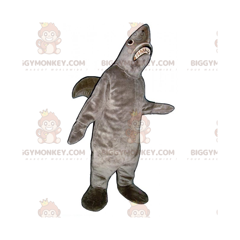 Costume da mascotte squalo grigio BIGGYMONKEY™