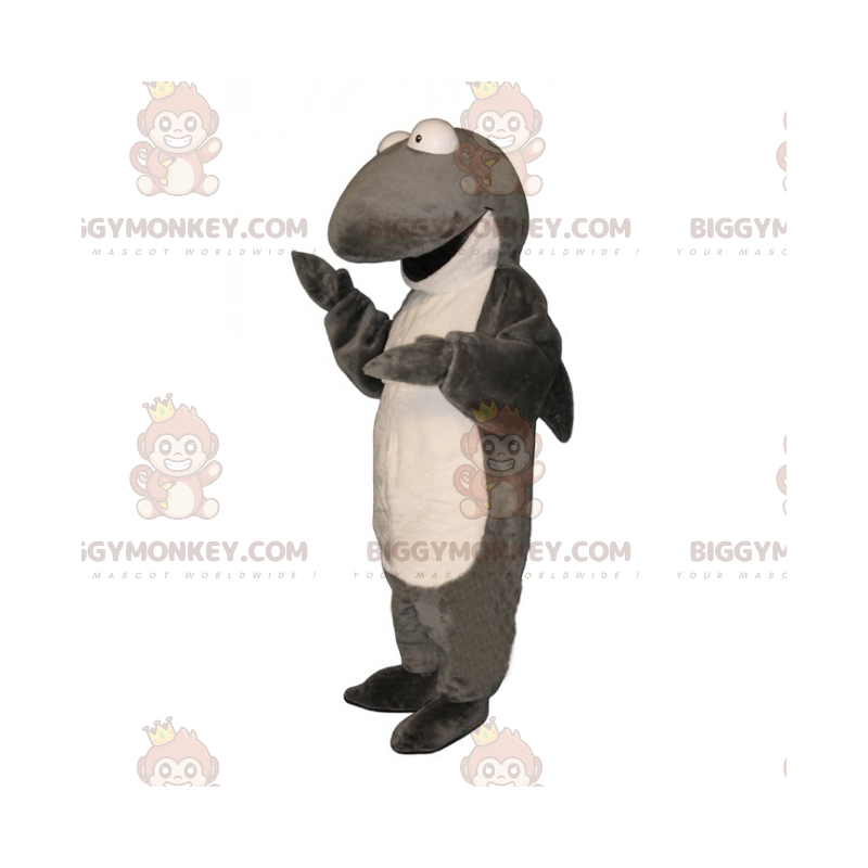Costume de mascotte BIGGYMONKEY™ de requin tout doux -