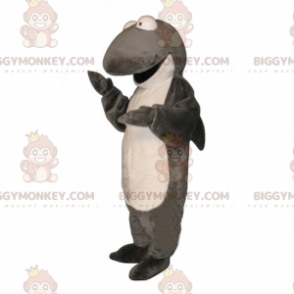 Costume de mascotte BIGGYMONKEY™ de requin tout doux -