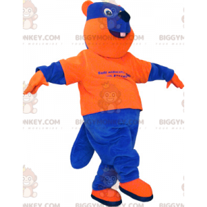 Costume da mascotte Sveglia mattutina rossa BIGGYMONKEY™ -