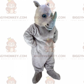 Blue Eyed Rhinoceros BIGGYMONKEY™ Mascot Costume –