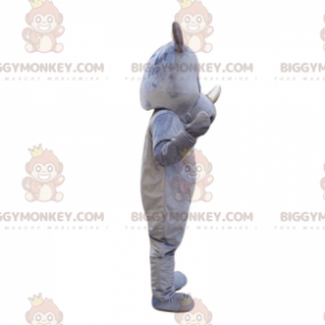 Disfraz de mascota BIGGYMONKEY™ de rinoceronte gris -