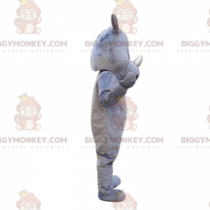 Graues Nashorn BIGGYMONKEY™ Maskottchenkostüm - Biggymonkey.com