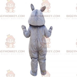 Disfraz de mascota BIGGYMONKEY™ de rinoceronte gris -