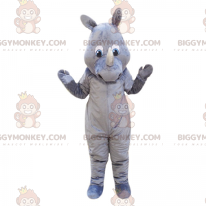 Harmaa Rhino BIGGYMONKEY™ maskottiasu - Biggymonkey.com