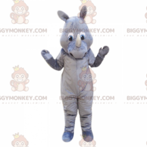 Στολή μασκότ με γκρίζο ρινόκερο BIGGYMONKEY™ - Biggymonkey.com