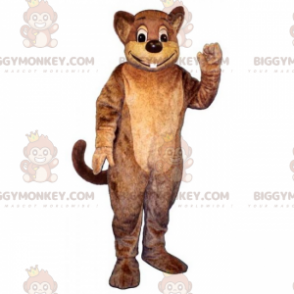 Stort smilende gnaver BIGGYMONKEY™ maskotkostume -