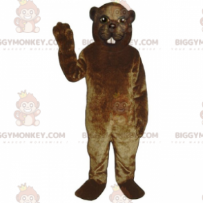 Costume de mascotte BIGGYMONKEY™ de rongeur aux grandes dents