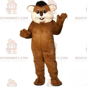 Disfraz de mascota de roedor de mejillas gordas BIGGYMONKEY™ -